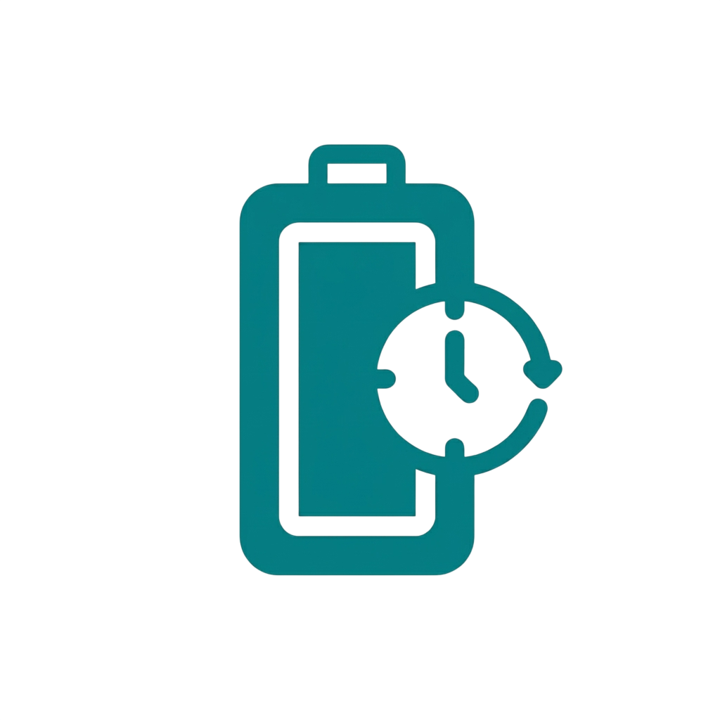 Illustration of robot vacuum battery life factors