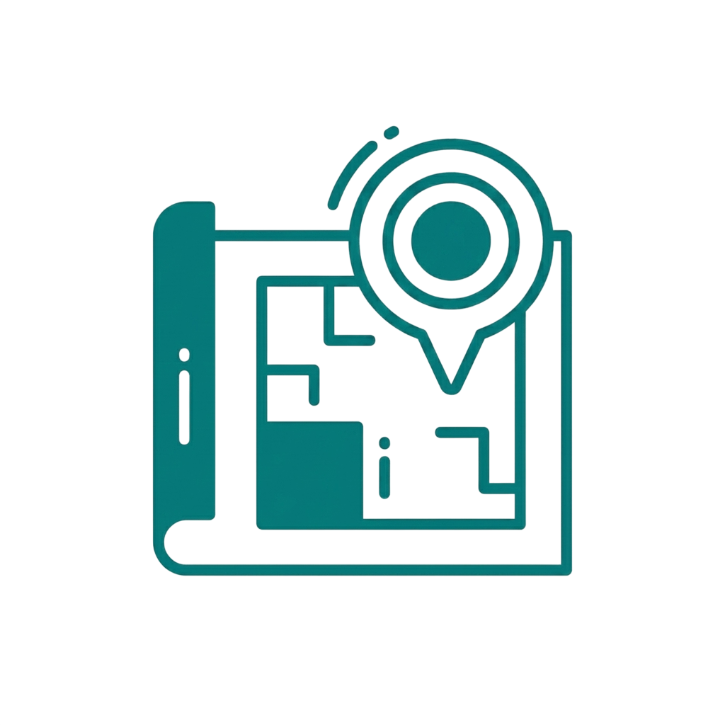 Illustration of robot vacuum navigation and mapping factors
